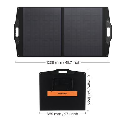 China FlexSolar 100W Solar Blanket Solar Panel Camping Portable Solar Charger For Outdoor Power Supply for sale