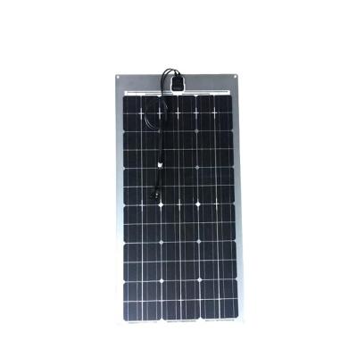 China OEM Home Semi-flexible 100W Solar Panel for Golf Cart and Sightseeing Car for sale