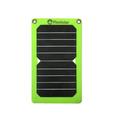 China Mobile Phone Tablet MP3 GPS Waterproof Sunpower High Efficiency 5W 5v Charger Solar Panel Power Battery Usb Solar Smartphone Charger for sale