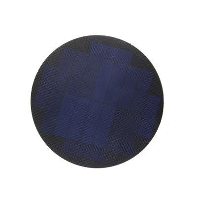 China Mobile Phone Tablet MP3 GPS Flexsolar Mini Size SMT Round Shape 10.5V 2.8W Solar Panel 18 PCS Panel for sale