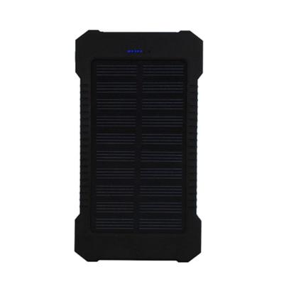 China Trending 2019 Solar Charger Products High Capacity Led Lightweight Universal Portable Solar Power Bank 10000mah for sale