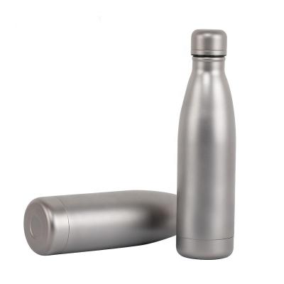 China Custom Tiartisan 500ml Titanium Water Bottle Ultralight Outdoor Camping Titanium Sports Bottle Cola Bottle for sale