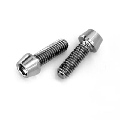 China Wholesale Custom Aviation BJ ZTC OEM Titanium Hex Socket Cone Head Bolt for sale