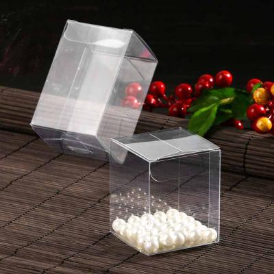 China Recycled Materials PET Transparent Fruit Box Candy Packaging Gift Box Candy Cupcake for sale