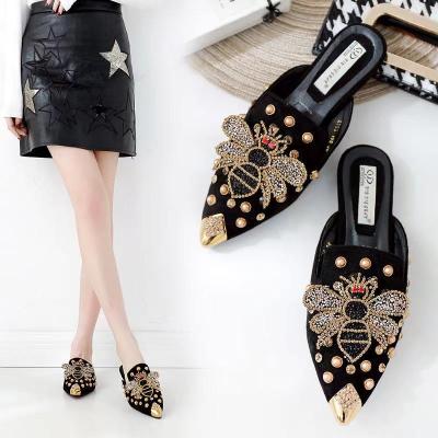 China Comfortable Anti-odor PDEP Spring Flat Shoes Office Walking Casual Flat Butterfly Shoes Women Formal for sale