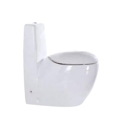 China Double-flow Vieany Brand Ceramic Rimless One-piece Toilet Strong Washdown OK-2375 Strong Flushing Special Style for sale