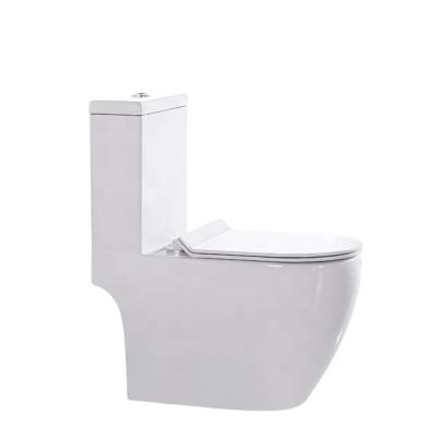 China Double-flow Vieany Brand Ceramic Rimless One-Piece Toilet Strong Washdown OK-4260 Flushing Special Style for sale