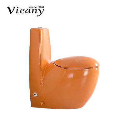 China Double-Flow One-Piece Top Grade Toilet Egg Shape Ceramic Round Toilets for sale