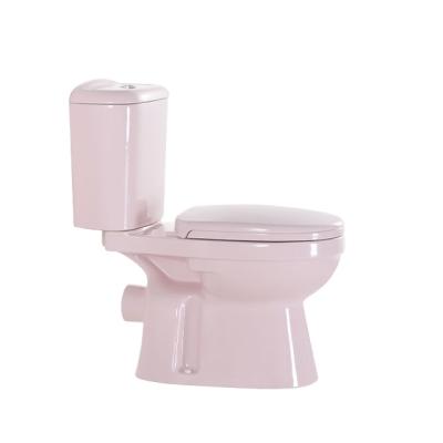 China High Quality Double-Flow Sanitary Ware Wc Toilet with Hotel Ceramic Rimless Two Piece Toilet Set for sale