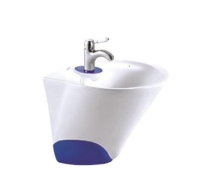 China Chaozhou city modern manufacture wall vieany ceramic vieany hung washbasin easy cleaning hand for sale