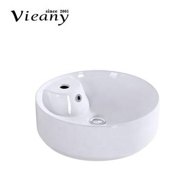 China Ware Suite Faucet Basin Countertop Modern Sanitary Sink For Retailer Wholesaler Vieany Ceramic Supermarket OK-3933 for sale