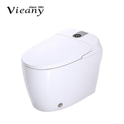 China Modern Double-flow Home Bathroom Water Saving Bidet Electric One-piece Toilet Smart Smart Toilet for sale