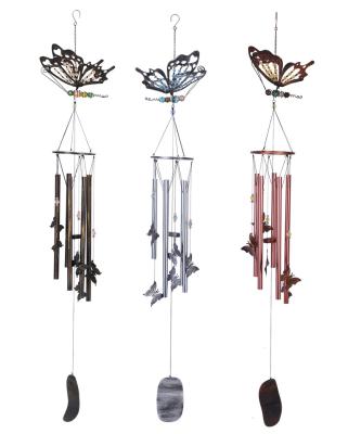 China Modern Luxury Metal Butterfly Wind Chimes Romantic Wind Chimes For Home Decoration for sale