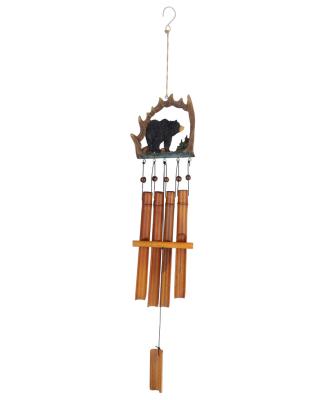 China resin & Perfect Tuned Bamboo Wind Chimes Deep Tone Tube Musical Corinthian Bells Home Indoor Decoration Bamboo for sale