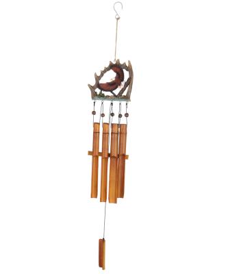 China resin & Perfect Tuned Bamboo Wind Chimes Musical Corinthian Bells Bamboo Tube Style New for sale