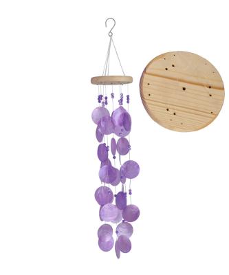 China Wholesale Classic Traditional Wooden Shell Wind Chimes for Commemoration or Decoration for sale