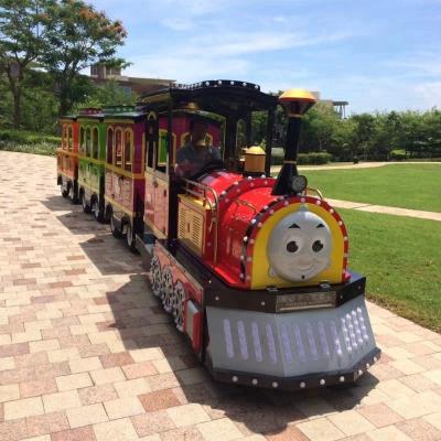 China Amusement Park Factory Price CE Amusement Park Trackless Battery Train Tour Attraction For Kids for sale