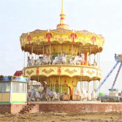 China 48/68P Baolurides Luxury Double Floors Amusement Park Carousel Rides 68P for sale