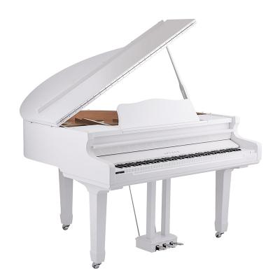 China 88 Key Digital Grand Piano SPYKER HD-W136 Sea White Polish Piano Digital Home Theater for sale