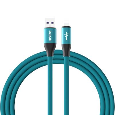 China High Quality Mobile Phone Cable Kivee CT022-12L 3A Charing Mobile Phone USB Fast Data Cable For Apple iPhone/iPad/Macbook for sale