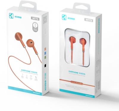 China Good Sound In-Ear KIVEE MT73 Headphones In-Ear Wired Handfree Earphone 3.5mm Bass Game Universal Wired Earphones for sale