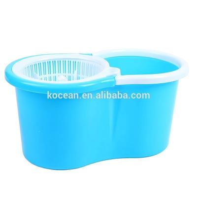 China Sustainable Kocean Household Magic Floor Cleaning Round 360 Rotation Broom Set With Bucket for sale