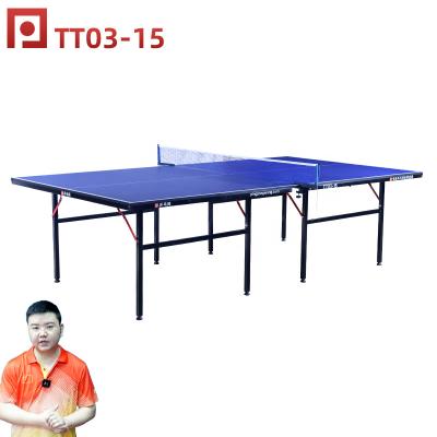 China 15mm PINGPANGWANG TT03-15mm professional portable high quality table tennis tables ping pong equipment in indoor mobile OEM for sale