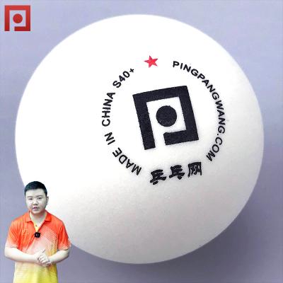 China Custom Top Material Machine 1 PINGPANGWANG S40+ Table Tennis Service New New Forming Balls 100 Bags 40mm PINGPANGWANG S40+ Multiple 1 Star Ping Pong Ball for sale