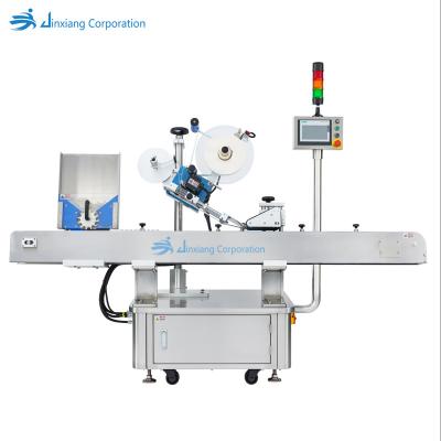 China food round bottle horizontal labeling machine automatic labeling machine for sale