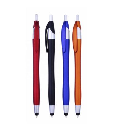 China office & School Pen Plastic Promotion Stylus Touch Screen Gift Customized Logo Printed Ball Pen For Wholesale for sale