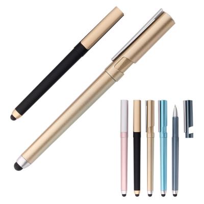 China Pen Set Promotional Gift High Quality Business Promotional Ballpoint Pen Gel Stylus Phone Holder Custom Logo for sale