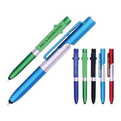 China Wring Pen Promotional Phone Holder 3 in 1 New Design Ball Pen with Touch Screen for Advering for sale