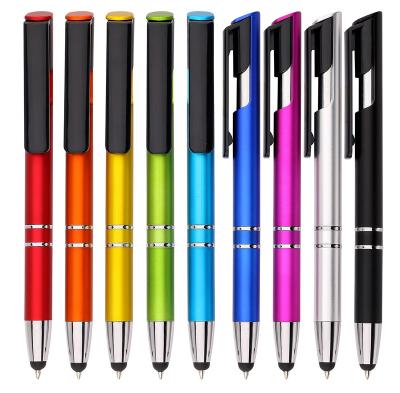 China office & School Pen Fancy function 2 in1 phone stand stylus diver action invisiable ball pen for stationery for sale