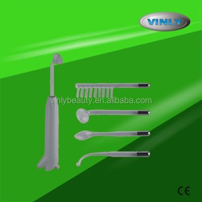 China Portable Hand-standing High Frequency Pore Remover Instrument / High Frequency Glass Electrode for sale