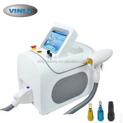 China Portable blood vessel removal factory promotion price tattoo removal q-switch ND yag laser machine for sale