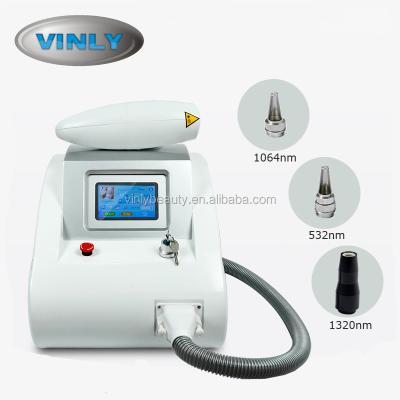 China Q-switched blood vessel removal factory supply ND yag laser tattoo removal machine for sale