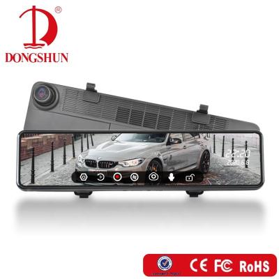 China The latest 1080P car dash cam-mirror dvr fhd 12 support front and rear with GPS optional for sale