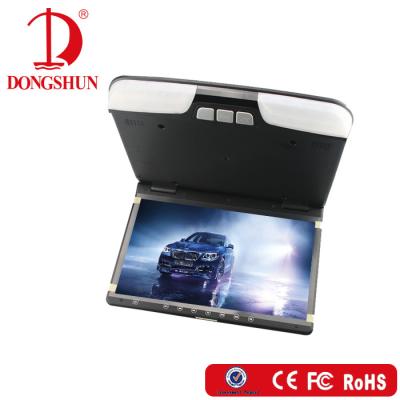 China RGB Video 15.6 Inch Car System Flip Down DVD Player With Sony Charger USB SD Games for sale