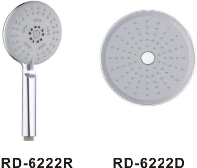 China 220*220mm Shower Head With Handheld Sprayer Douche Round Self - Clean Durable for sale