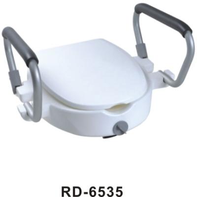 China Elevated Toilet Seat Bathroom Assistive Devices Removable Arms Medical Elderly With Lid for sale