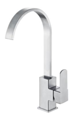 China Aluminum  Brass Bathroom Faucet Single Handle 1.0-1.5 Mpa Water Pressure for sale