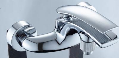 China Mixer Bathroom Basin Faucets Lever Exposed Shower Column Toilet Tap Commercial for sale