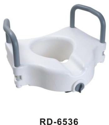 China PP Bathroom Assistive Devices Elevated Toilet Seat White Anti - Corrosion for sale