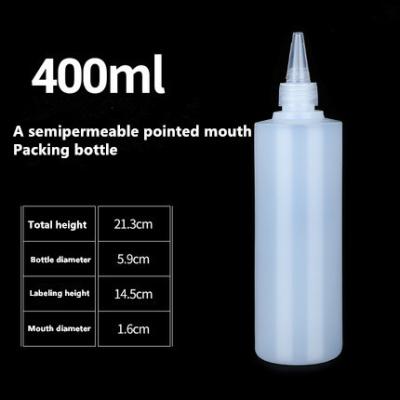 China Household Products Household Products Manufacturer Plastic Pointed Bottle Ink Bottle PET Transparent Pointed Bottle for sale