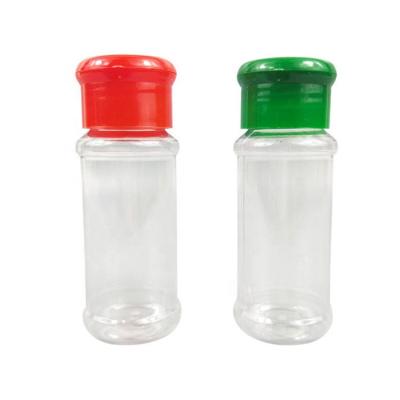 China Plastic Food Grind Spice Shakes Salt And Pepper Powder Seasoning Shaker Bottle for sale