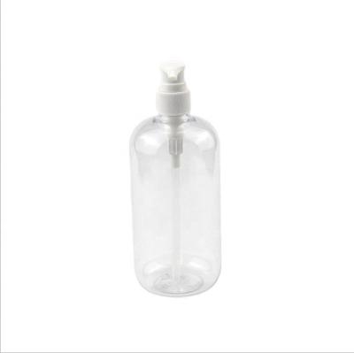 China Pet Hand Sanitizer Shower Gel Shampoo Empty Clear Plastic Bottle 500ml Pump Bottle for sale