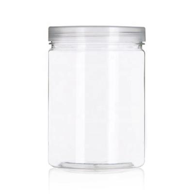 China food & Beverage packaging wholesaler round box transparent plastic empty bottle dry food box for sale