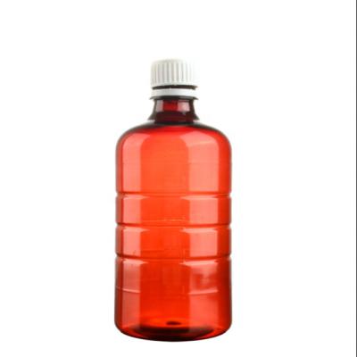 China 500ML Agriculture Pesticide Flushing And Fertilizing Flower Fertilizer Nutrient Solution Pesticide Can Plastic Bottle for sale