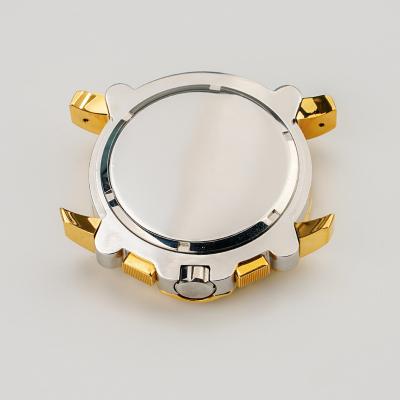 China Luxury Premium Automatic Watch Parts Waterproof CNC Watch Accessories Stainless Steel Gold Case for sale