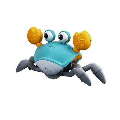 China Plastic Safe Cute Induction Cartoon Shape Electric Crab Bath Toy for sale